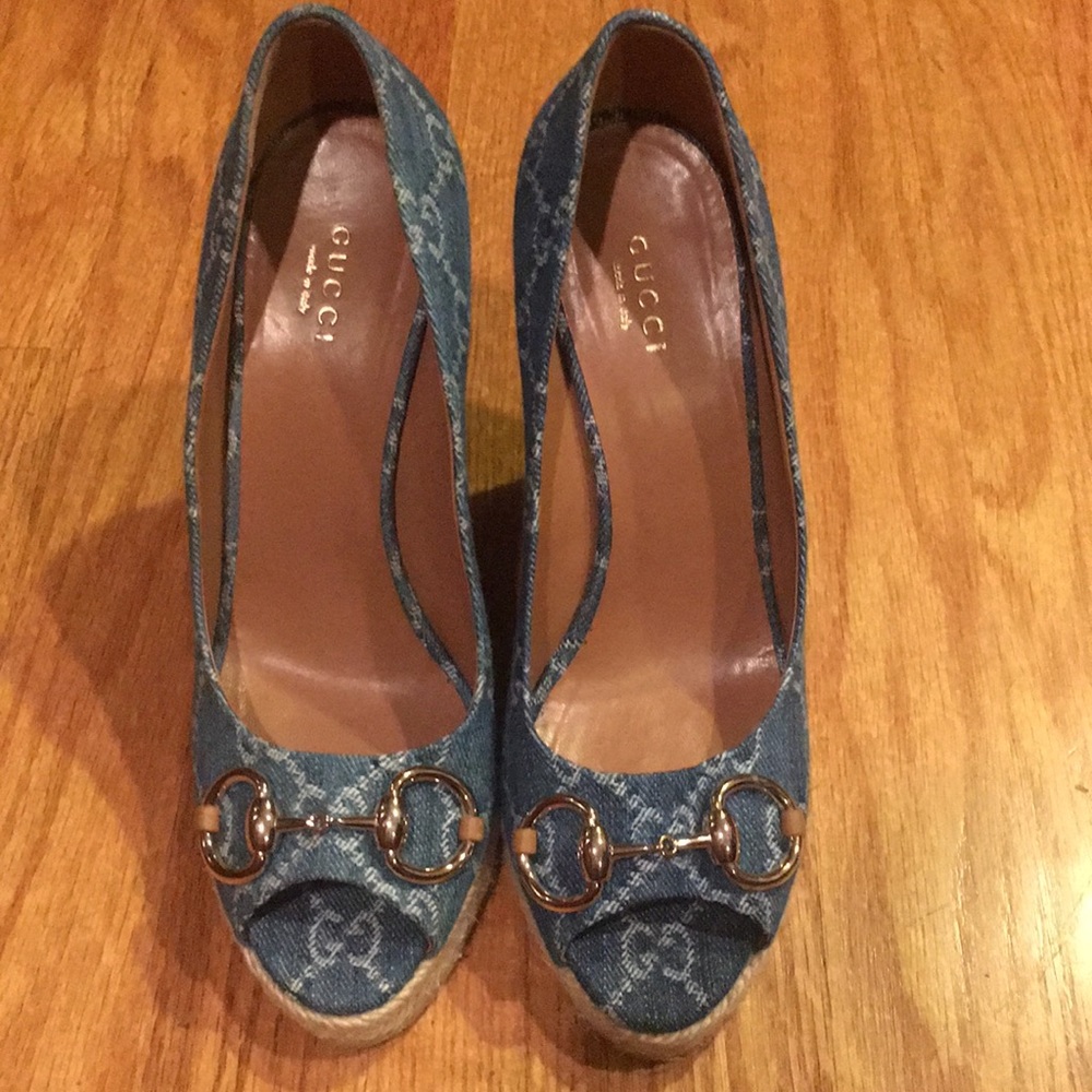 Authentic Gucci Wedges